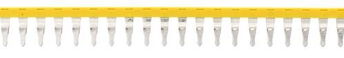 Connecteur transversal isolé jaune Contaclip - 30 pôles - 10 mm² pour borne visée | REF C17240.8