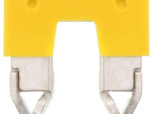 Connecteur transversal isolé jaune Contaclip - 2 pôles - 35 mm² pour borne visée | REF C17252.8