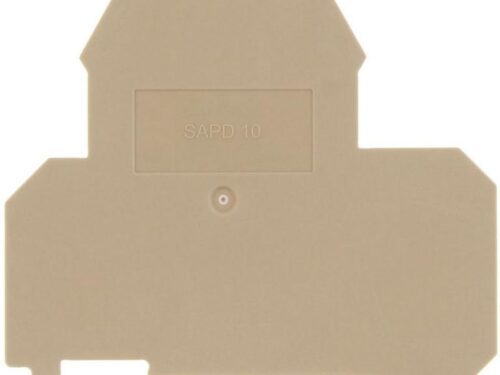 Flasque Contaclip - Pour borne de raccordement vissée - 2 étages 10 mm² - Beige