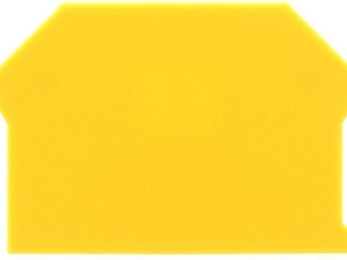 Flasque Contaclip - Pour borne de raccordement vissée - Jaune