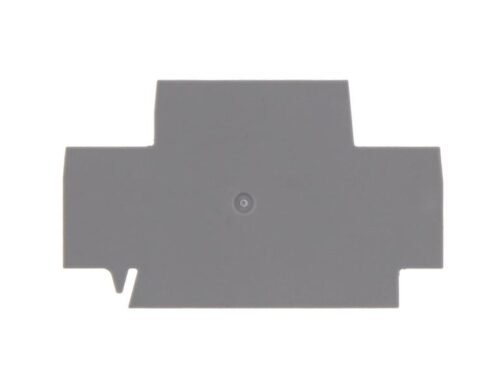 Flasque Contaclip - Pour borne de raccordement push-in 2 étages - 2.5 à 4 mm² - Gris