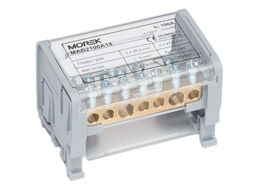 Répartiteurs multipolaires Moblock 2P 100A-7