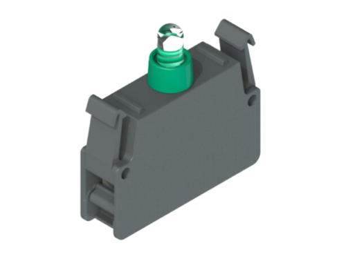 Blocs à leds série EROUND - 230V AC. vert - Pizzato