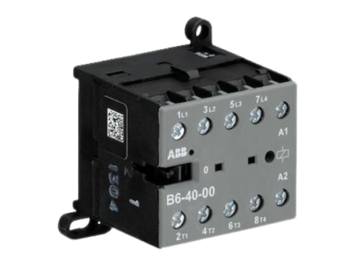 Mini contacteur inverseur tri-polaire B6 300V / 12A - tension 24 VAC