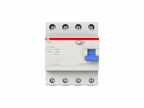 Interrupteur différentiel F204 type A 300mA ABB - 4P - 63A | REF ABB442163