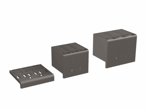 Cache borne court / 3 Pôles ABB - LTC XT2 - 2 pcs | REF ABB066657