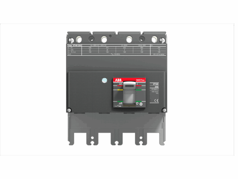 Bloc de coupure XT4N 250A / 4 Pôles ABB - Disjoncteur déclencheur électronique | REF ABB068178