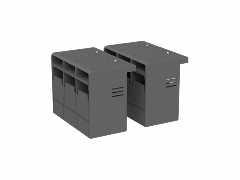 Cache borne long / 4 Pôles ABB - HTC XT5 - 2 pcs | REF ABB105026