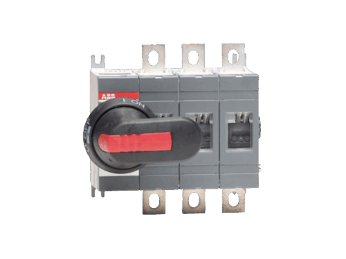 Interrupteur-sectionneur OT / 3 Pôles ABB - 400A - montage fond d'armoire ou rail DIN | REF ABB923045