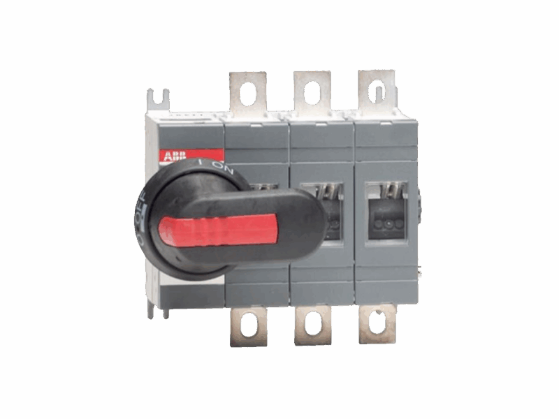 Interrupteur-sectionneur OT / 3 Pôles ABB - 630A - montage fond d'armoire ou rail DIN | REF ABB923047