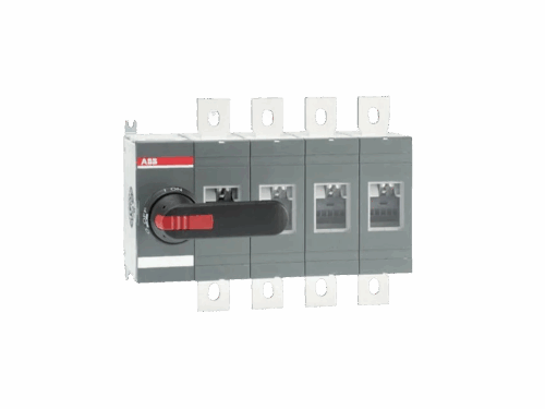 Interrupteur-sectionneur OT / 4 Pôles ABB - 800A - montage fond d'armoire ou rail DIN | REF ABB923081
