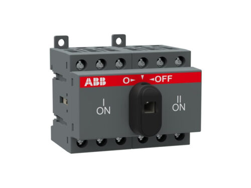 Inverseur de source manuel OT / 3 Pôles ABB - 25A - montage fond d'armoire | REF ABB939006