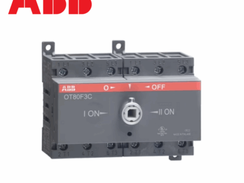 Inverseur de source manuel OT / 3 Pôles ABB - 80A - montage fond d'armoire | REF ABB939337