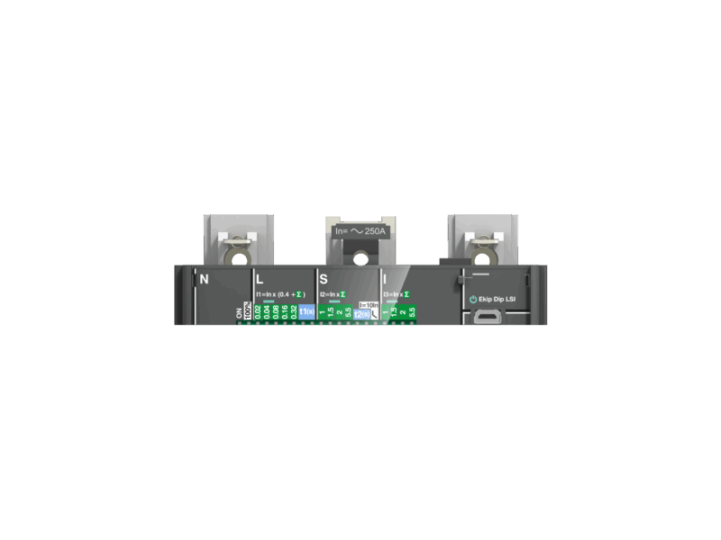 Déclencheur tripolaire EKIP LS/I / 3 Pôles ABB - 40A XT4S | REF ABB067498