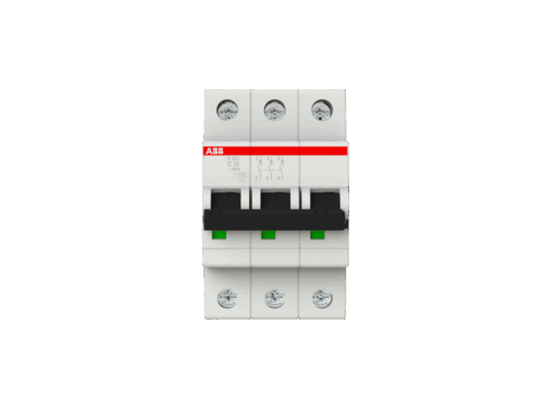 Disjoncteur modulaire S203 courbe D ABB - 3P - 6kA - 40A | REF ABB352367
