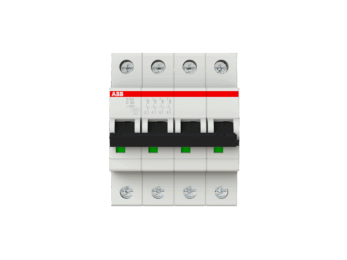 Disjoncteur modulaire S204 courbe D ABB - 4P - 6kA - 40A | REF ABB352467