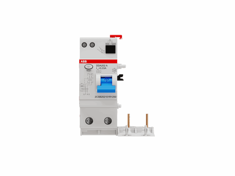 Dispositif différentiel DDA202 type A 30mA ABB - 3P - 63A | REF ABB451161