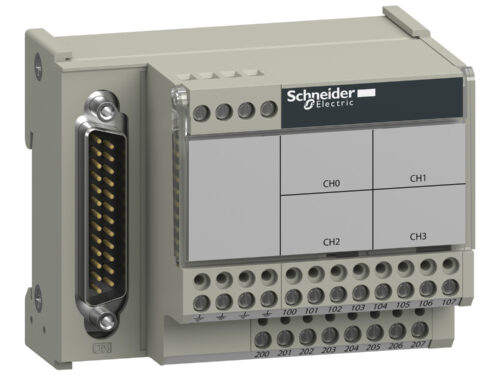 Telefast ABE7 Schneider Electric - Embase de raccordement TELEFAST - 4 voies ANA | REF SCHABE7CPA410