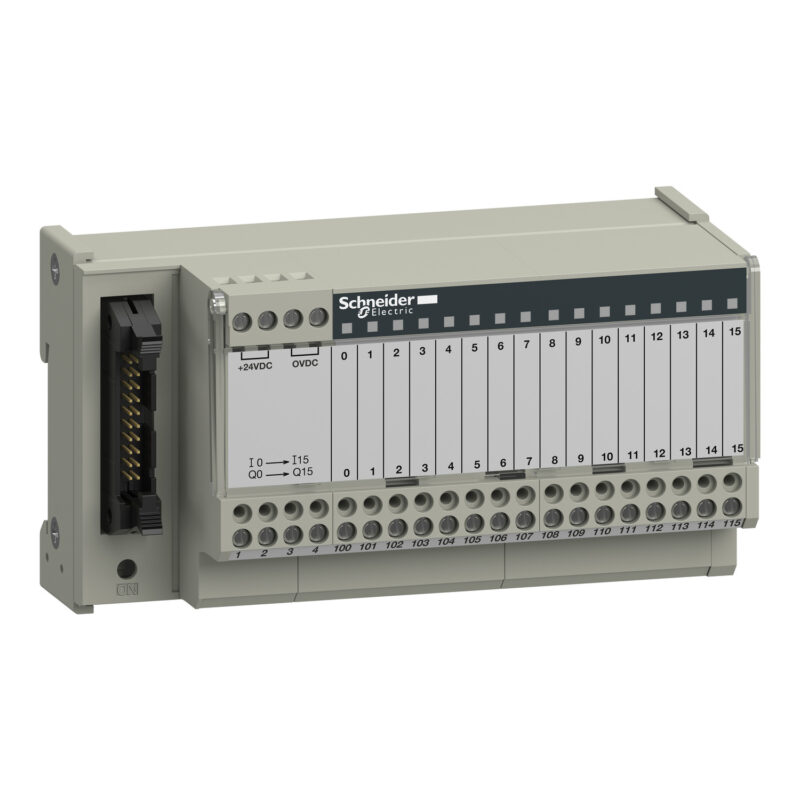 Telefast ABE7 Schneider Electric - Embase de raccordement passive - 16 entrées ou sorties - DEL | REF SCHABE7H16R11