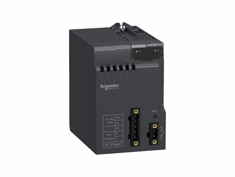 Module d'alimentation Schneider Electric - Série Modicon M340, 100 - 240 V AC - 20 W | REF SCHBMXCPS2000