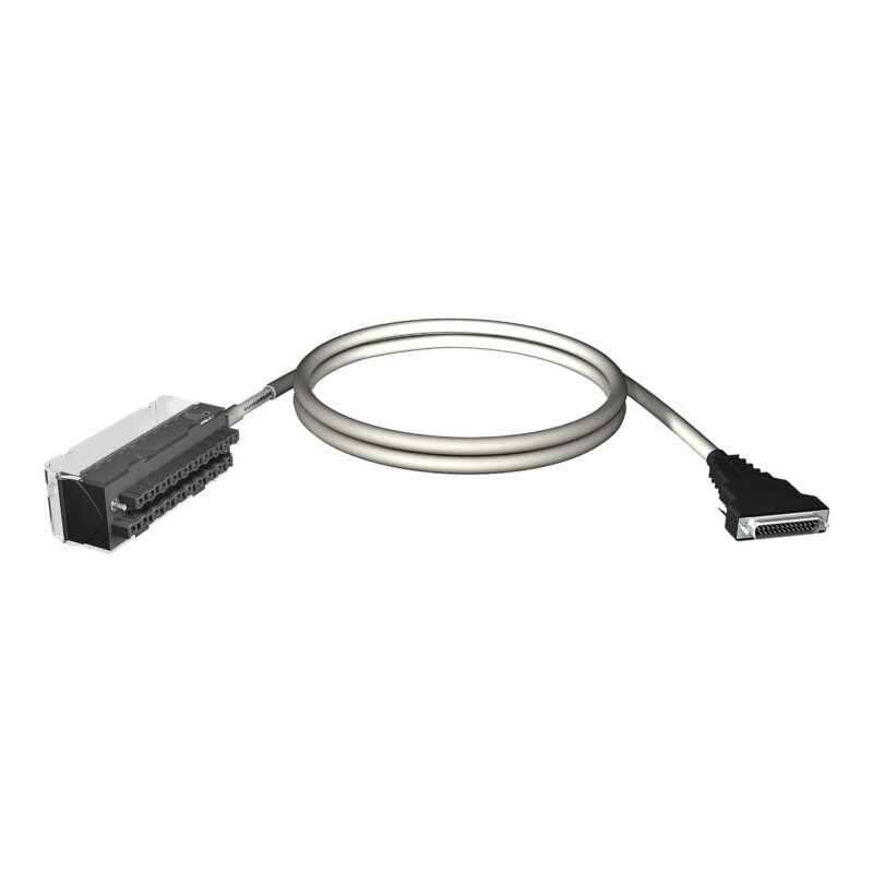 Cordon Schneider Electric - Connecteur 20 contacts - connecteur SUB-D25 - 1,5m | REF SCHBMXFCA150