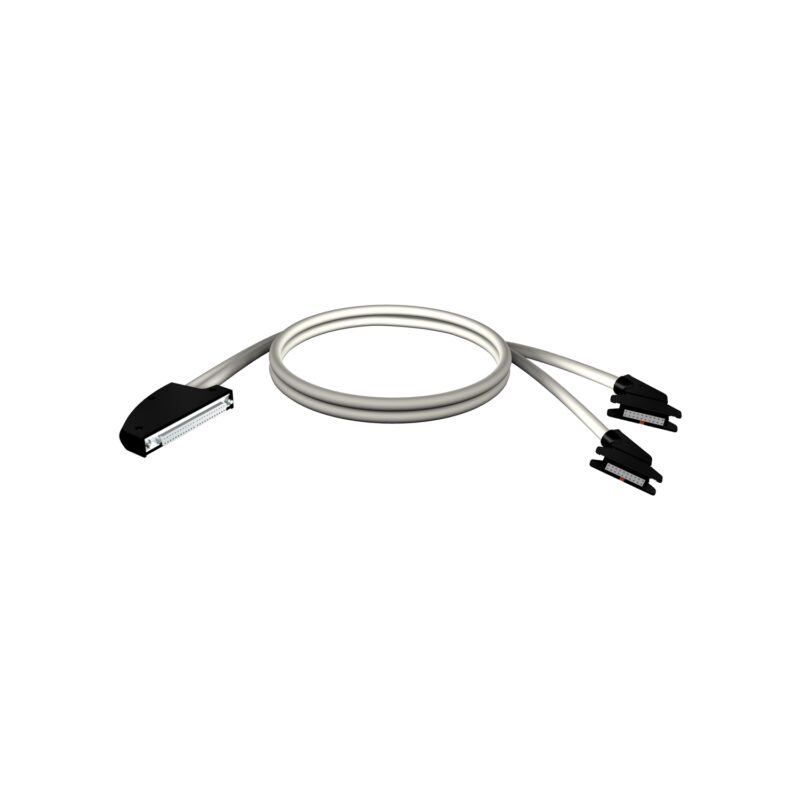 Cordon Schneider Electric - Connecteur 40 contacts - connecteur 2xHE10 - 2m | REF SCHBMXFCC203