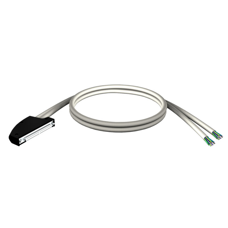 Cordon Schneider Electric - Connecteur 40 contacts - fils volants 2 extrémités - 3m | REF SCHBMXFCW303