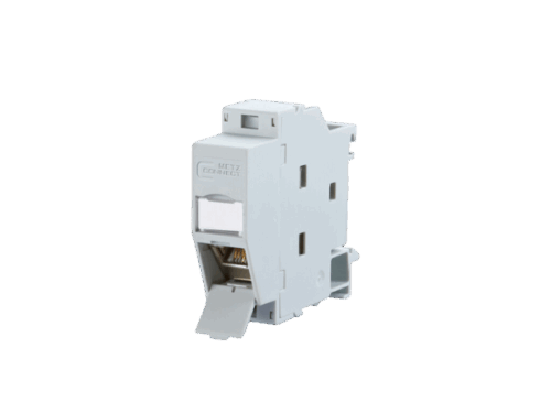 Module d'adaptation fibre optique Metz Connect - OpDAT REGplus 6xSC/ST-Duplex Multimode | REF M150240C30610E