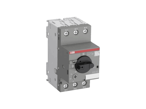 Disjoncteur moteur ABB - MS116 - 0,25/0.4 A - 0.09 kW - 50kA | REF ABB141102