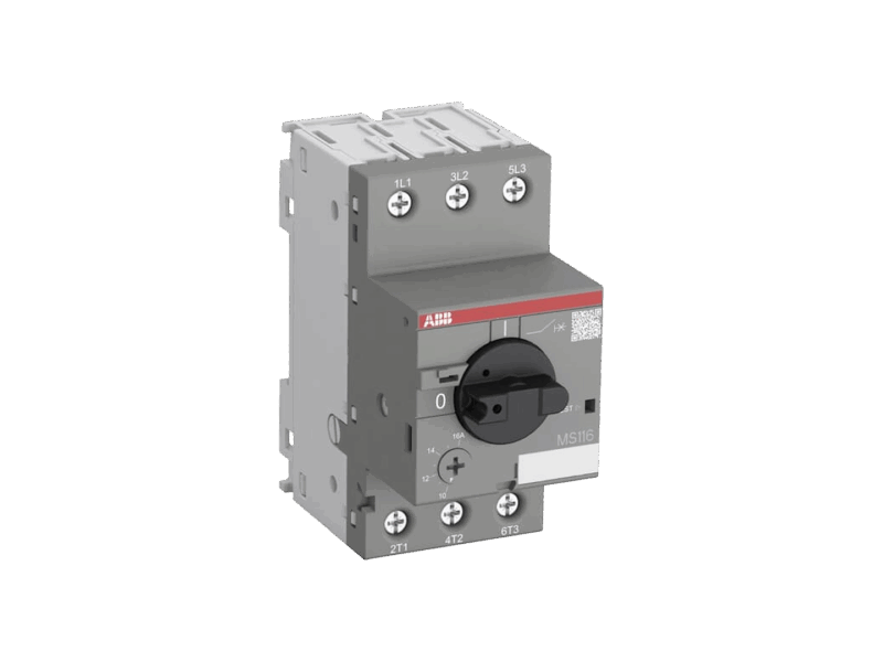 Disjoncteur moteur ABB - MS116 - 0,25/0.4 A - 0.09 kW - 50kA | REF ABB141102