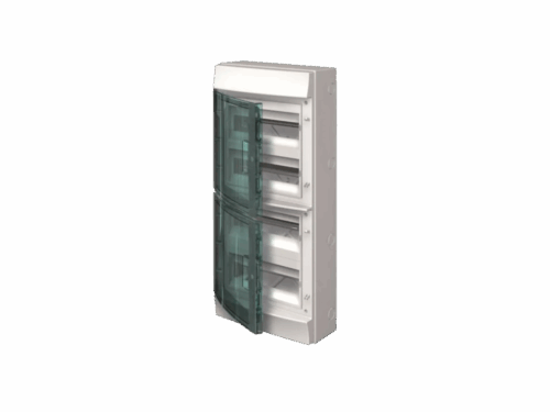 Coffret étanche Mistral 65H ABB - 4 rangées 48 modules | REF ABBH65P12X420750