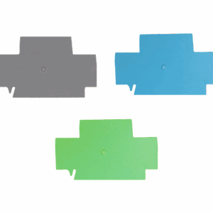 Flasque Contaclip - Pour borne de raccordement push-in 2 étages - 2.5 à 4 mm²