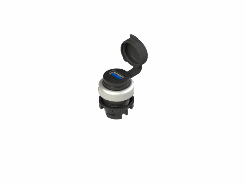 Prise USB 3.0 Type A Femelle/Femelle Pizzato | REF E2 1USB9AAK
