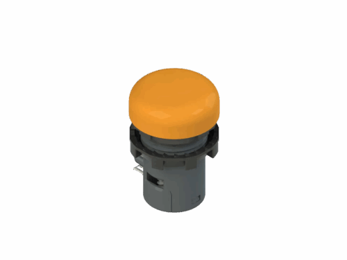 Voyant lumineux monolithique Pizzato - ORANGE - 230V AC | REF E6 1IL8A8110