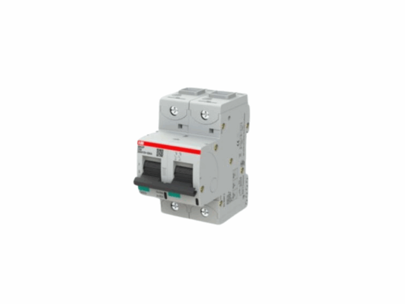 Disjoncteur modulaire S800P courbe C ABB - 2P - 50kA - 80A | REF ABBG151698