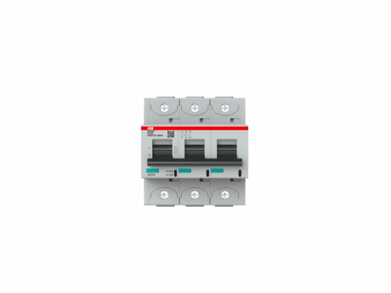 Disjoncteur modulaire S800P courbe D ABB - 3P - 50kA - 125A | REF ABBG151715