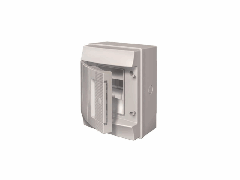 Coffret étanche Mistral 65H ABB - 1 rangée 4 modules | REF ABBH65P04X110750