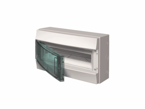 Coffret étanche Mistral 65H ABB - 1 rangée 18 modules | REF ABBH65P18X120750