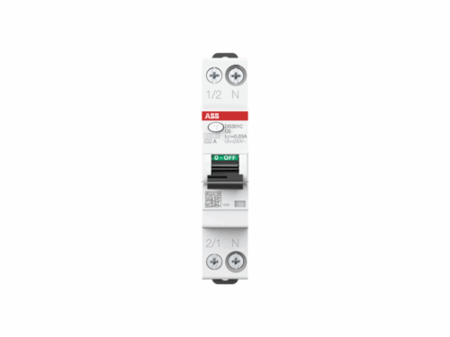 Dijsoncteur différentiel DS301C courbe C type A 30 mA ABB - 1P + N - 20A | REF ABBL236165