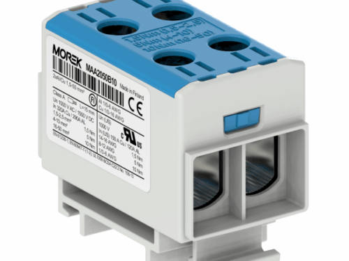 Bloc de jonction - OTL 50-2 - 4 trous - Bleu｜Morek