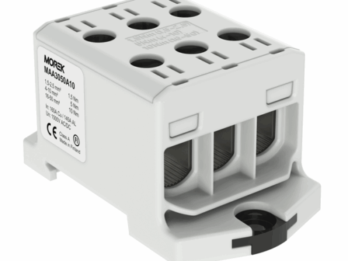 Bloc de jonction - OTL 50-3 - 6 trous - Gris｜Morek
