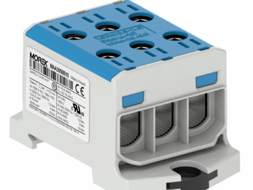 Bloc de jonction - OTL 50-3 - 6 trous - Bleu｜Morek