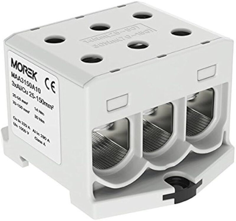 Bloc de jonction Morek - OTL 150-3 | 6 trous – Image 2