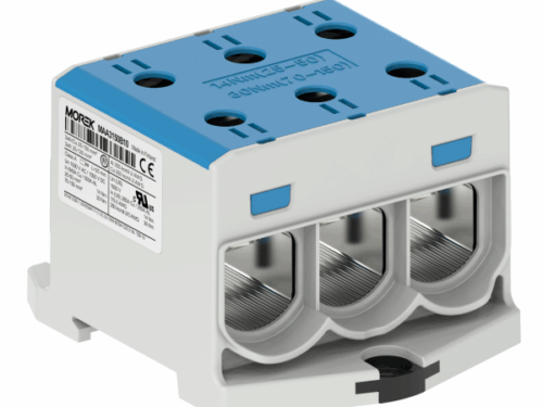 Bloc de jonction - OTL 150-3 - 6 trous - Bleu｜Morek