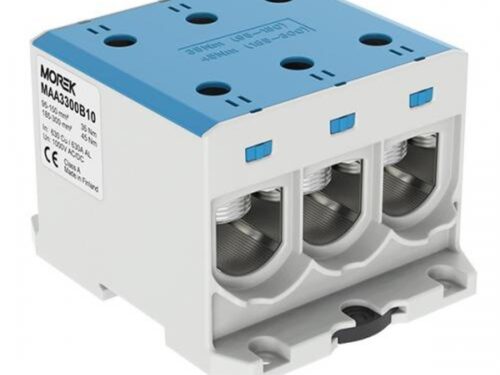Bloc de jonction - OTL 300-3 - 6 trous - Bleu｜Morek