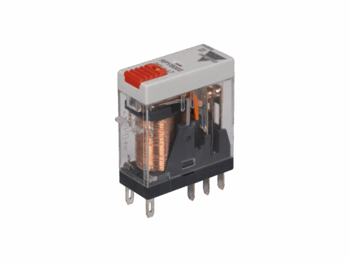 Relais 2 RT Gavazzi - 5A 24VCA LED + BP + ID | REF RPYS002024ALT