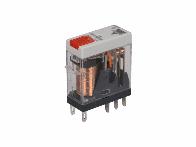 Relais 2 RT Gavazzi - 5A 24VCA LED + BP + ID | REF RPYS002024ALT