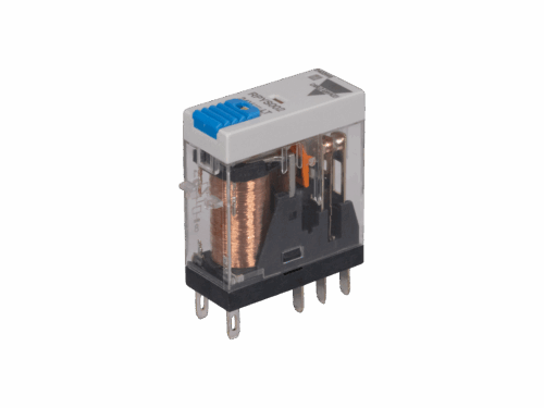 Relais 2 RT Gavazzi - 5A 24VCC LED + BP + ID | REF RPYS002024DLT