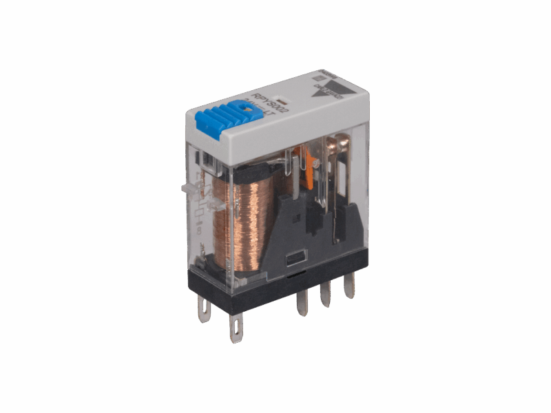 Relais 2 RT Gavazzi - 5A 24VCC LED + BP + ID | REF RPYS002024DLT