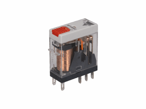 Relais 2 RT Gavazzi - 5A 230V CA LED + BP + ID | REF RPYS002230ALT